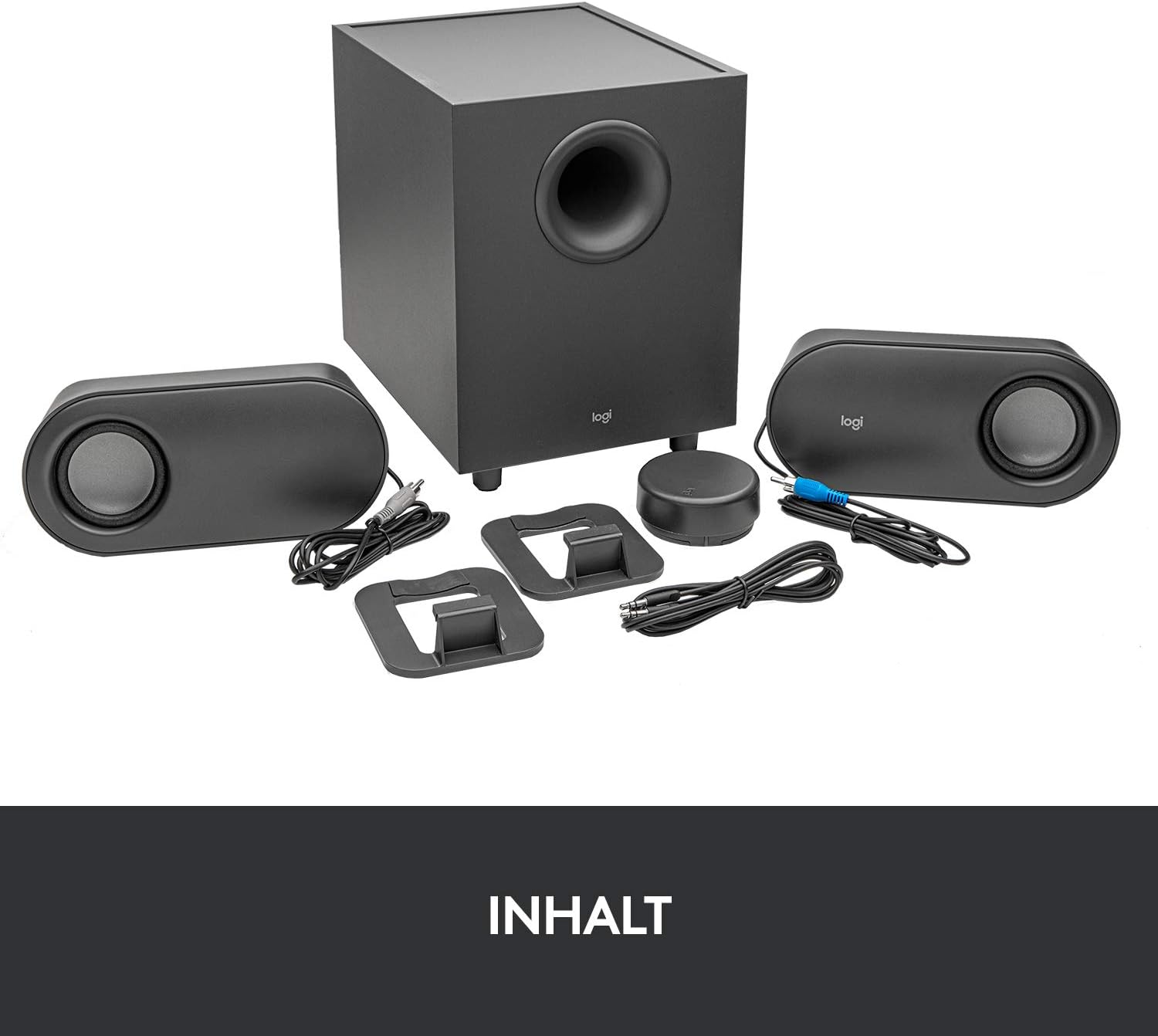 Logitech Z407 Bluetooth-Computerlautsprecher mit Subwoofer und kabelloser Steuerung