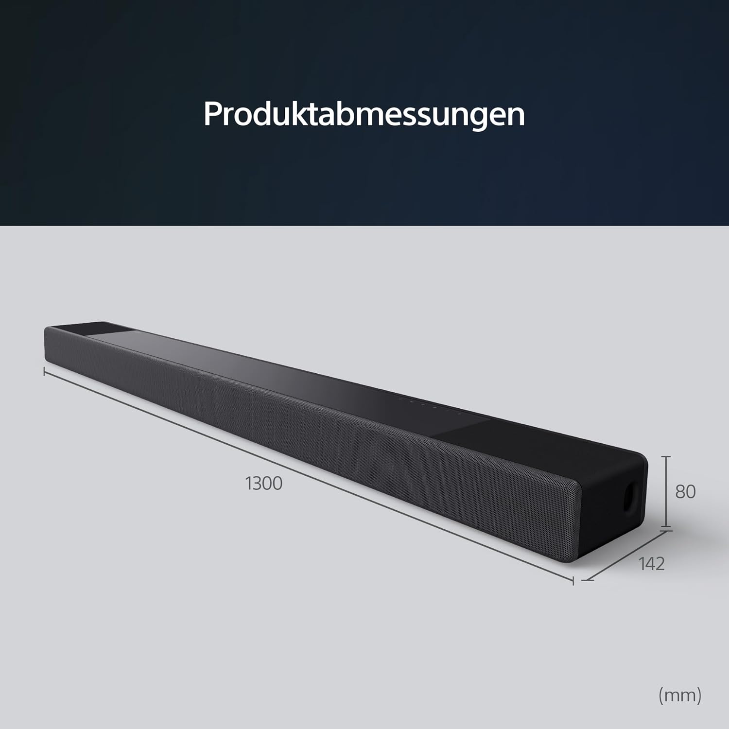 Sony HT-A7000 7.1.2-Kanal Surround Sound Dolby Atmos Premium-Soundbar mit integriertem Subwoofer (Vertical-Sound-Engine, HDMI, Bluetooth, High-Res Audio, 500W Gesamtleistung), Schwarz, Negro