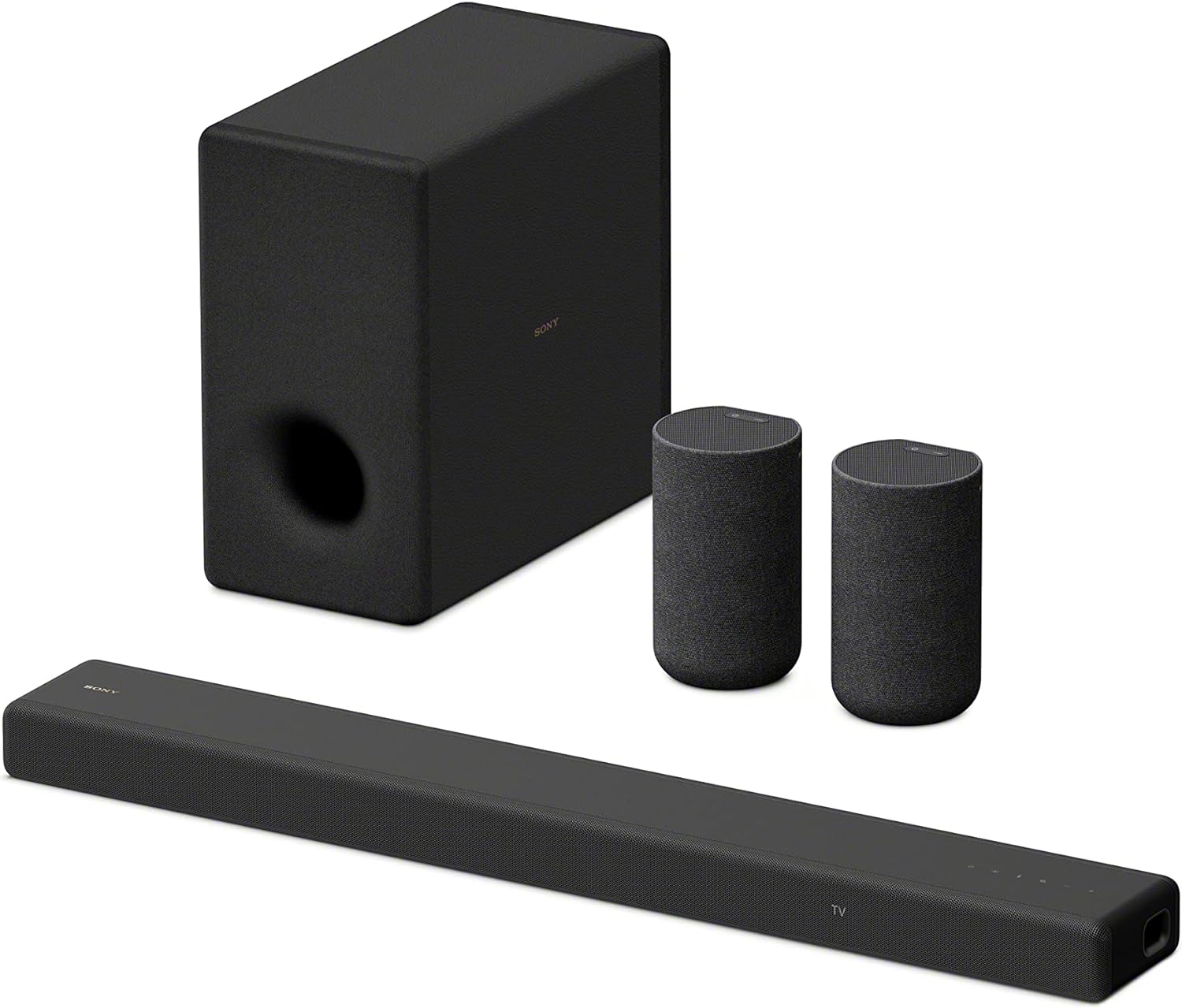 Sony HT-A3000 3.1-Kanal Dolby Atmos Soundbar mit integriertem Dual-Subwoofer und 3 X-Balanced Front-Lautsprechern inklusive speziellem Mittellautsprecher für außergewöhnliche Klarheit, Schwarz