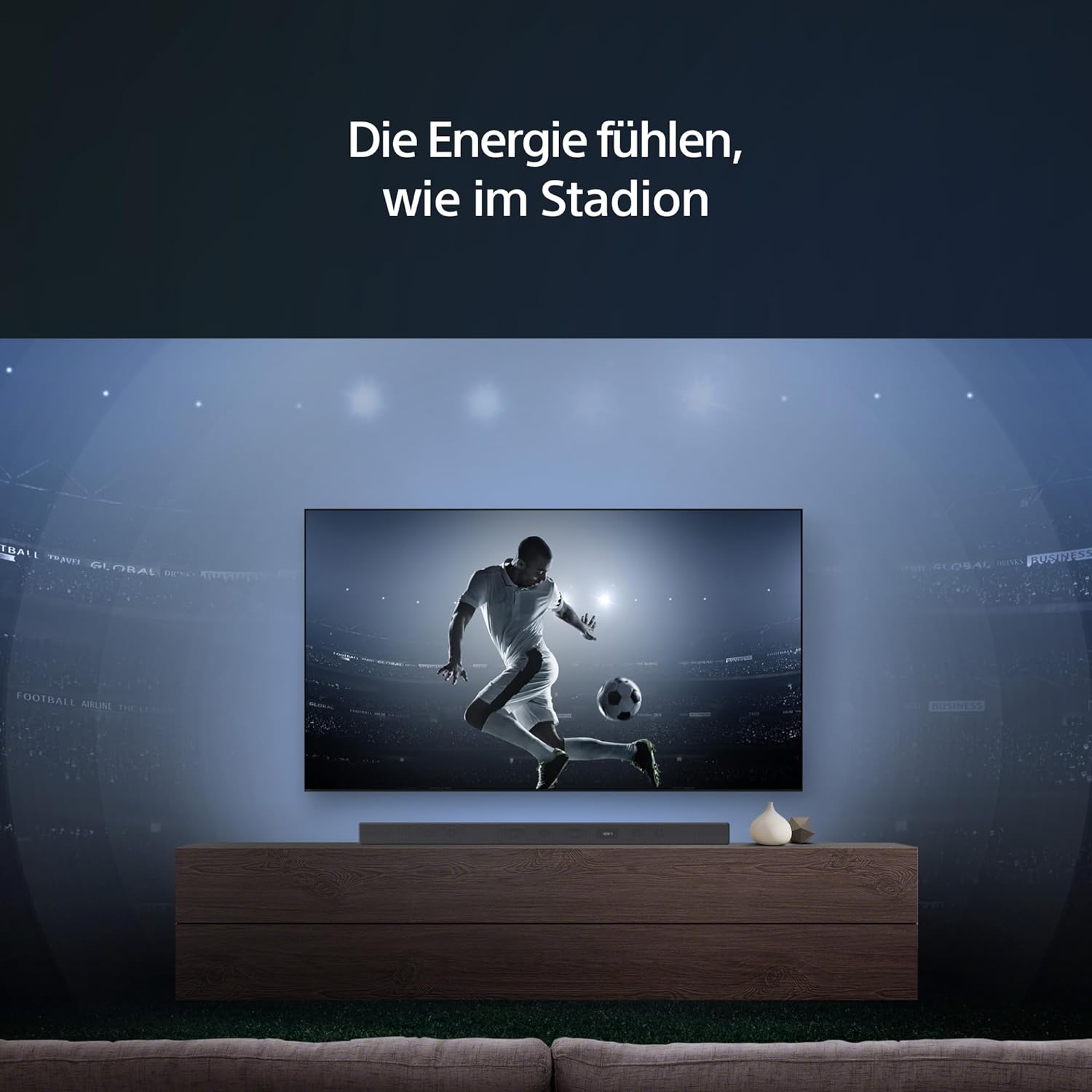 Sony HT-A3000 3.1-Kanal Dolby Atmos Soundbar mit integriertem Dual-Subwoofer und 3 X-Balanced Front-Lautsprechern inklusive speziellem Mittellautsprecher für außergewöhnliche Klarheit, Schwarz
