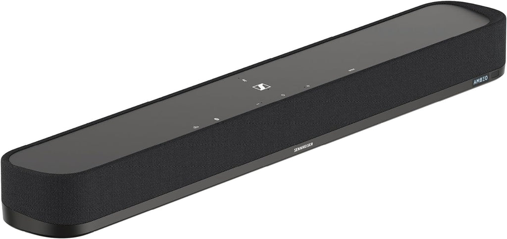 SENNHEISER AMBEO Soundbar Plus für TV und Musik - EU-Stecker - 3D Surround Sound, virtuelles 7.1.4-Lautsprecher-Setup, eingebaute Dual Subwoofer, erweiterte Streaming-Anbindung und Stimmverbesserung
