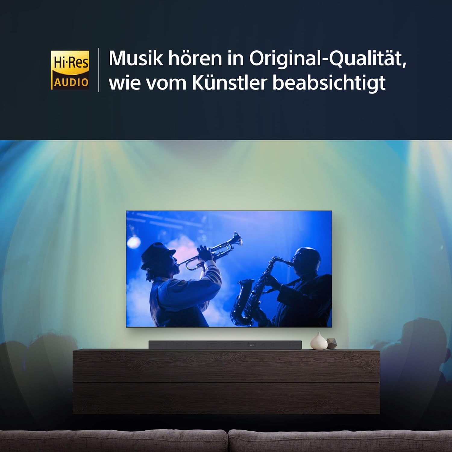 Sony HT-A3000 3.1-Kanal Dolby Atmos Soundbar mit integriertem Dual-Subwoofer und 3 X-Balanced Front-Lautsprechern inklusive speziellem Mittellautsprecher für außergewöhnliche Klarheit, Schwarz