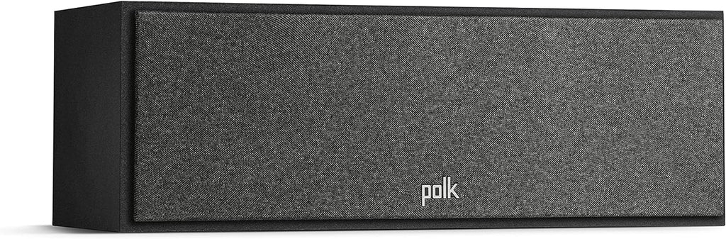 Polk Audio Monitor XT35 schlanker Center Lautsprecher, Hi-Res Zertifiziert, kompatibel mit Dolby Atmos und DTS:X (Stück), Schwarz